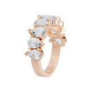 Angle Issues Pear Half Eternity 3.591 Carat Lab Grown Diamond