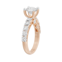 Pop Star Studded Singula 2.523 Carat Lab Grown Diamond Ring