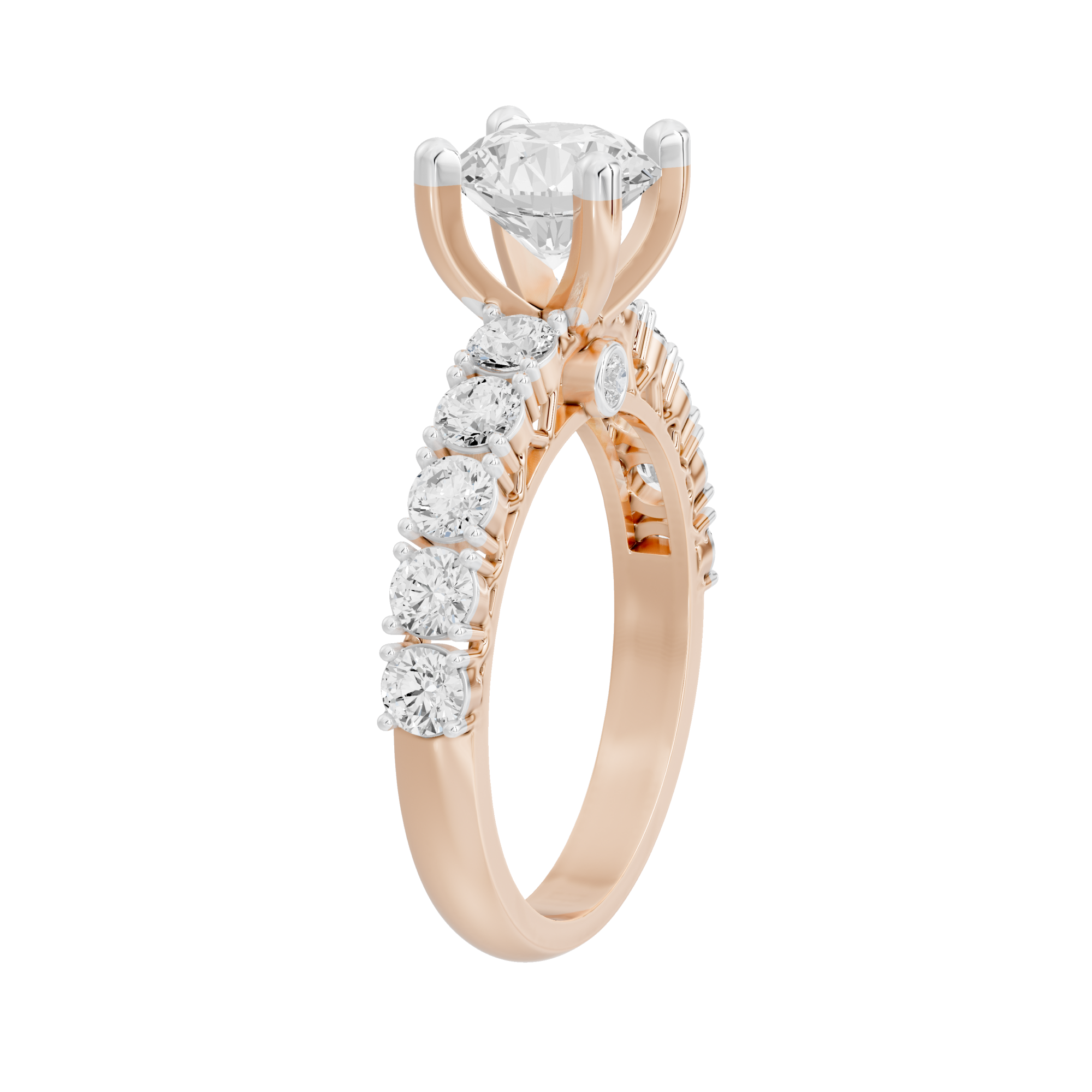 Pop Star Studded Singula 2.523 Carat Lab Grown Diamond Ring
