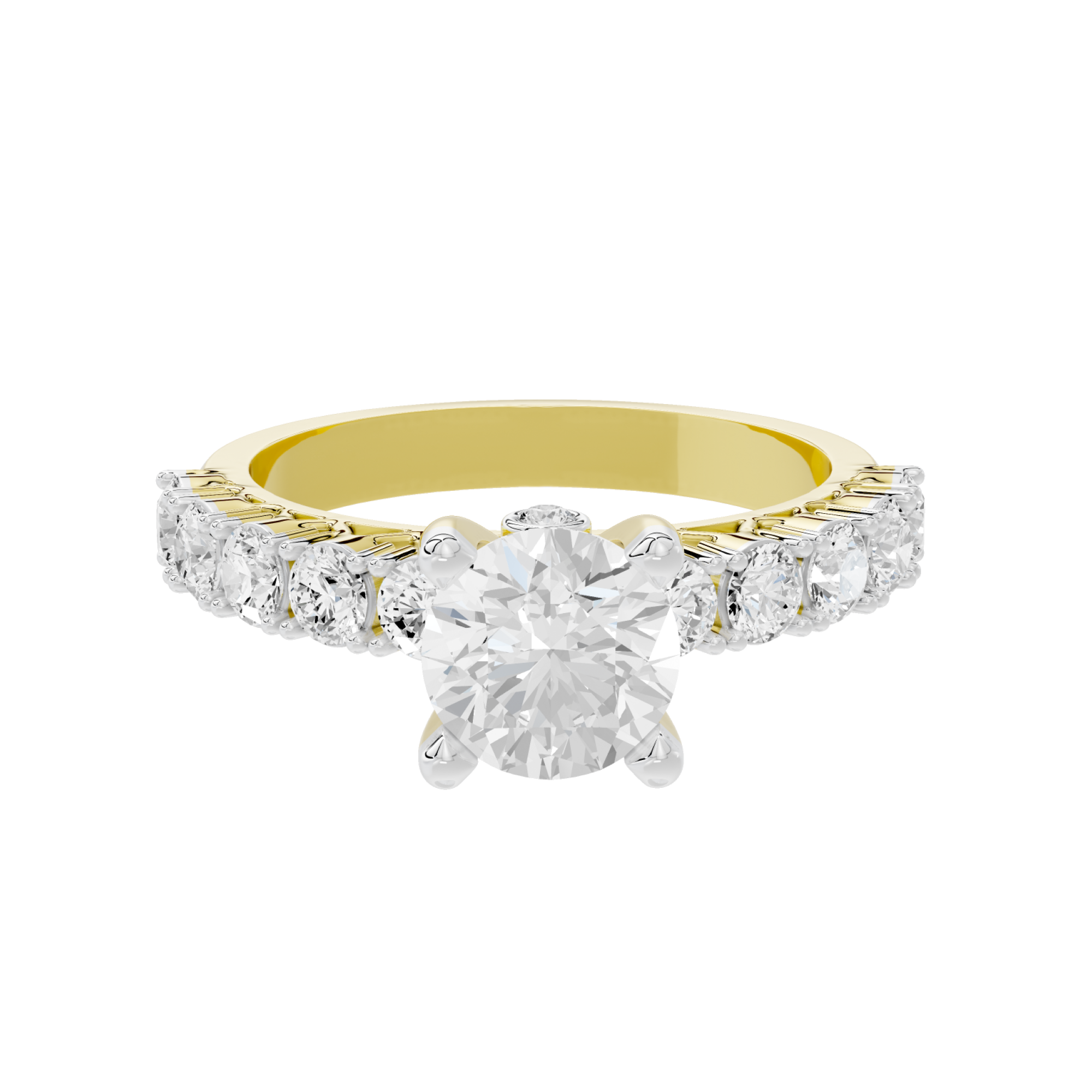 Pop Star Studded Singula 2.523 Carat Lab Grown Diamond Ring
