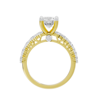 Pop Star Studded Singula 2.523 Carat Lab Grown Diamond Ring