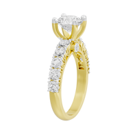 Pop Star Studded Singula 2.523 Carat Lab Grown Diamond Ring
