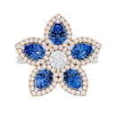 Blue Blooming 1.1 Carat Lab Grown Diamond Ring