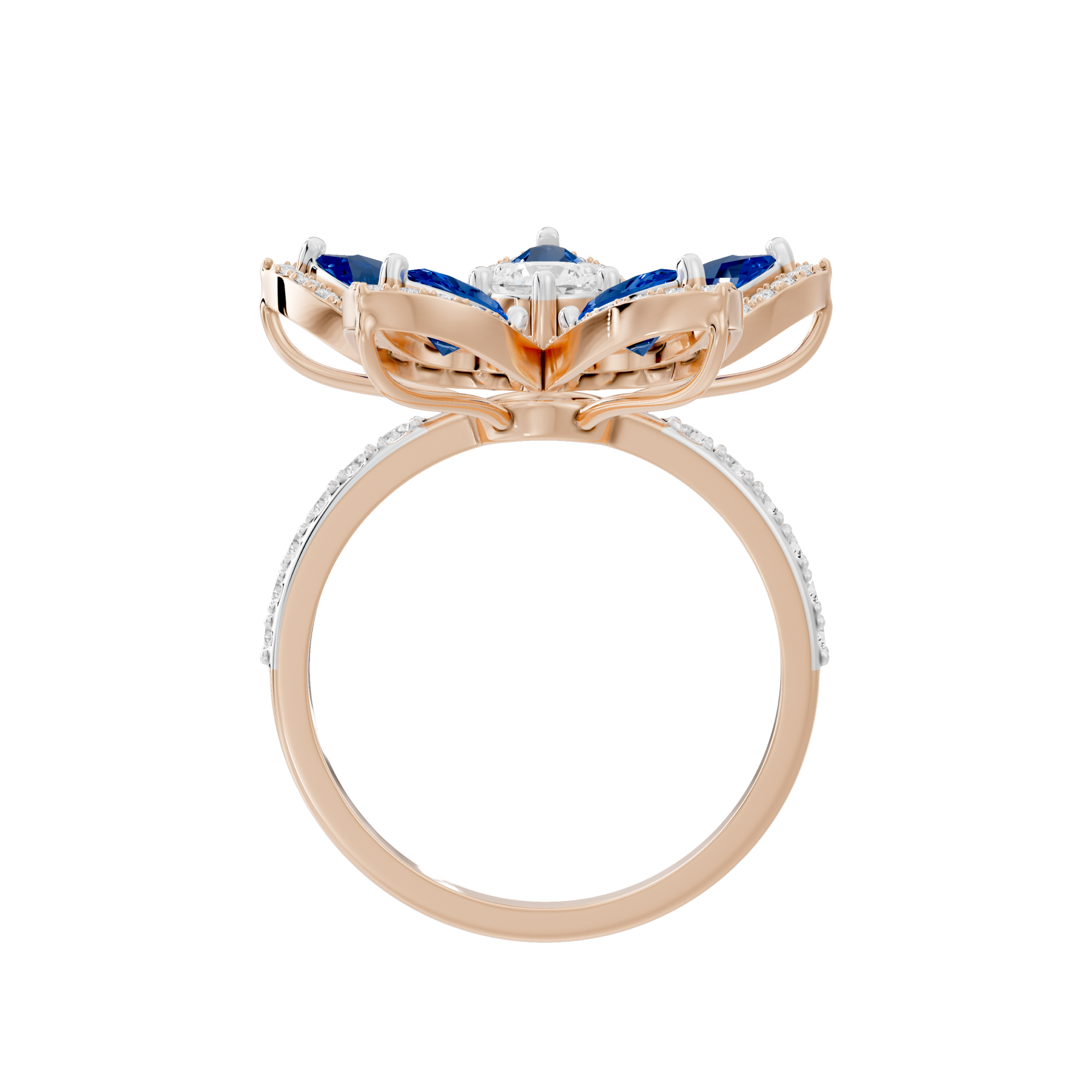 Blue Blooming 1.1 Carat Lab Grown Diamond Ring