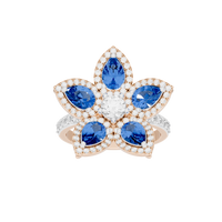 Blue Blooming 1.1 Carat Lab Grown Diamond Ring
