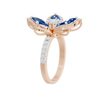Blue Blooming 1.1 Carat Lab Grown Diamond Ring