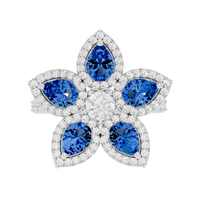 Blue Blooming 1.1 Carat Lab Grown Diamond Ring