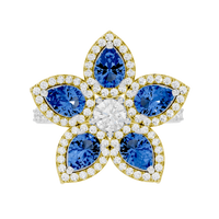 Blue Blooming 1.1 Carat Lab Grown Diamond Ring