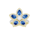 Blue Blooming 1.1 Carat Lab Grown Diamond Ring