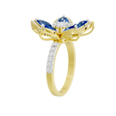 Blue Blooming 1.1 Carat Lab Grown Diamond Ring