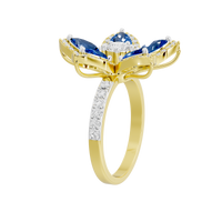 Blue Blooming 1.1 Carat Lab Grown Diamond Ring