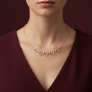 The Calligraphy Vine - Lab Diamond Necklace