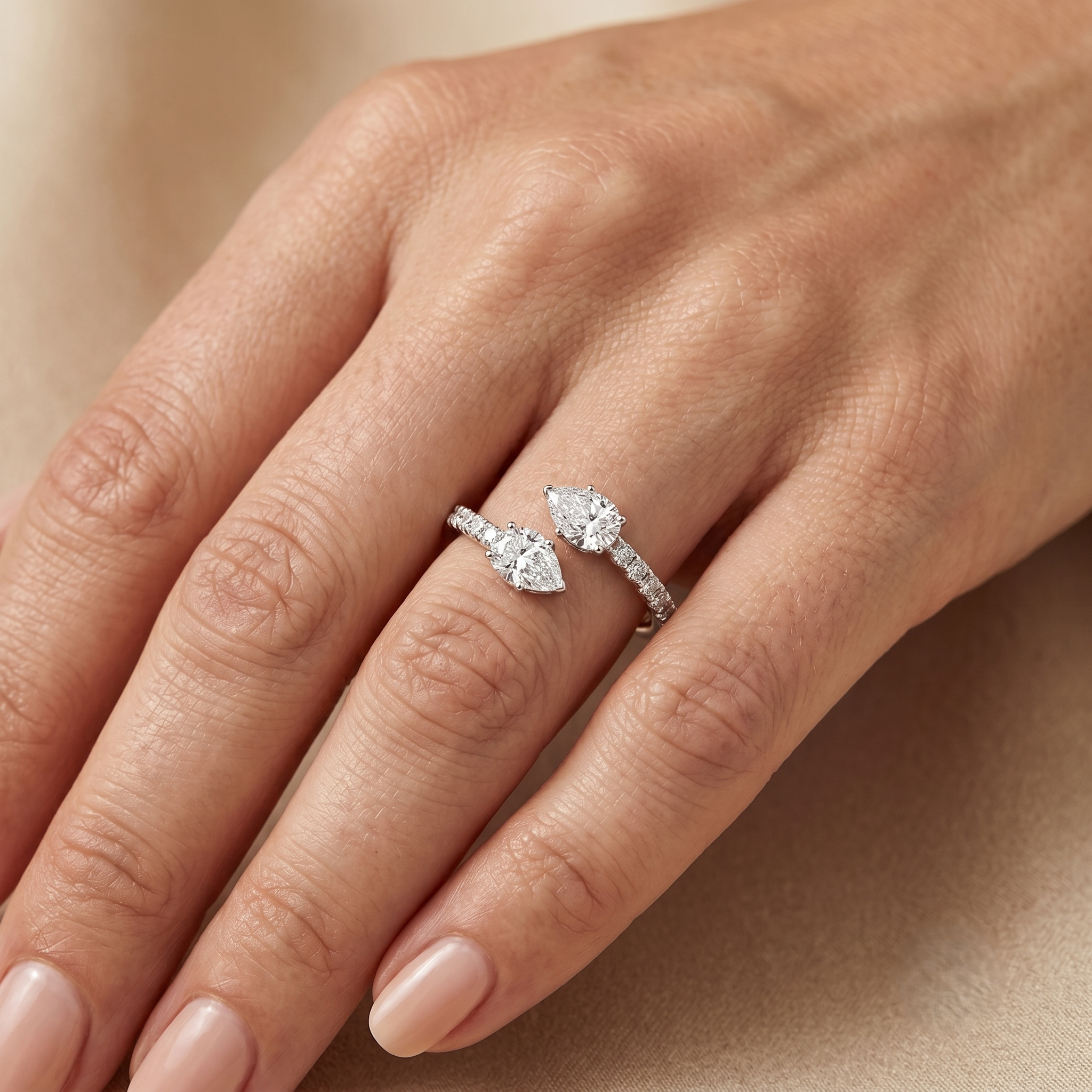 Twin Flame - Lab Diamond Ring