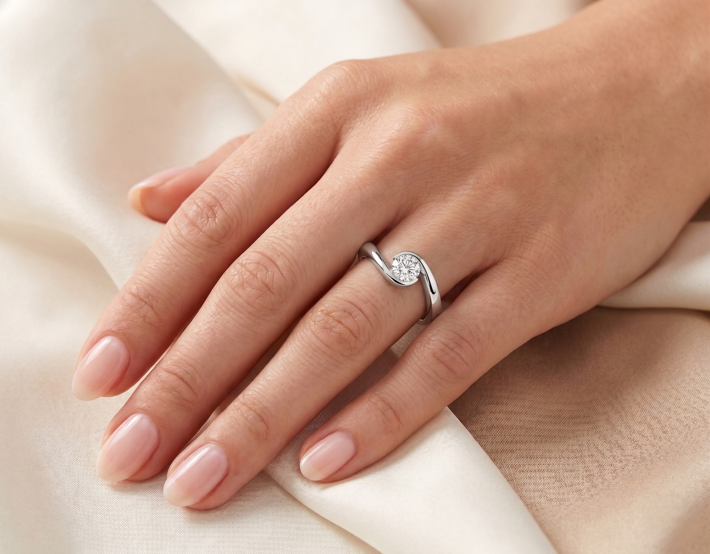 Pinky Promise Singula - Lab Diamond Ring