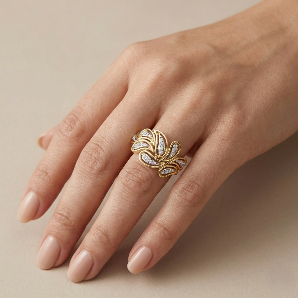 Petal Flow - Lab Diamond Ring
