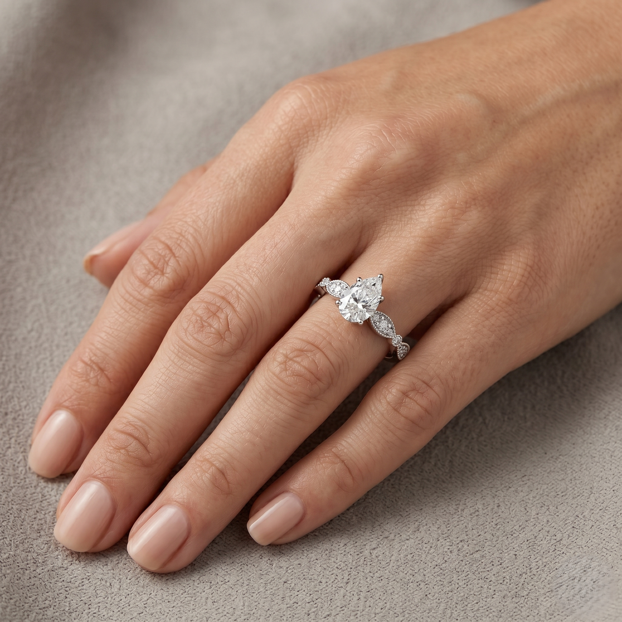 Mixed Signals  - Lab Diamond Ring