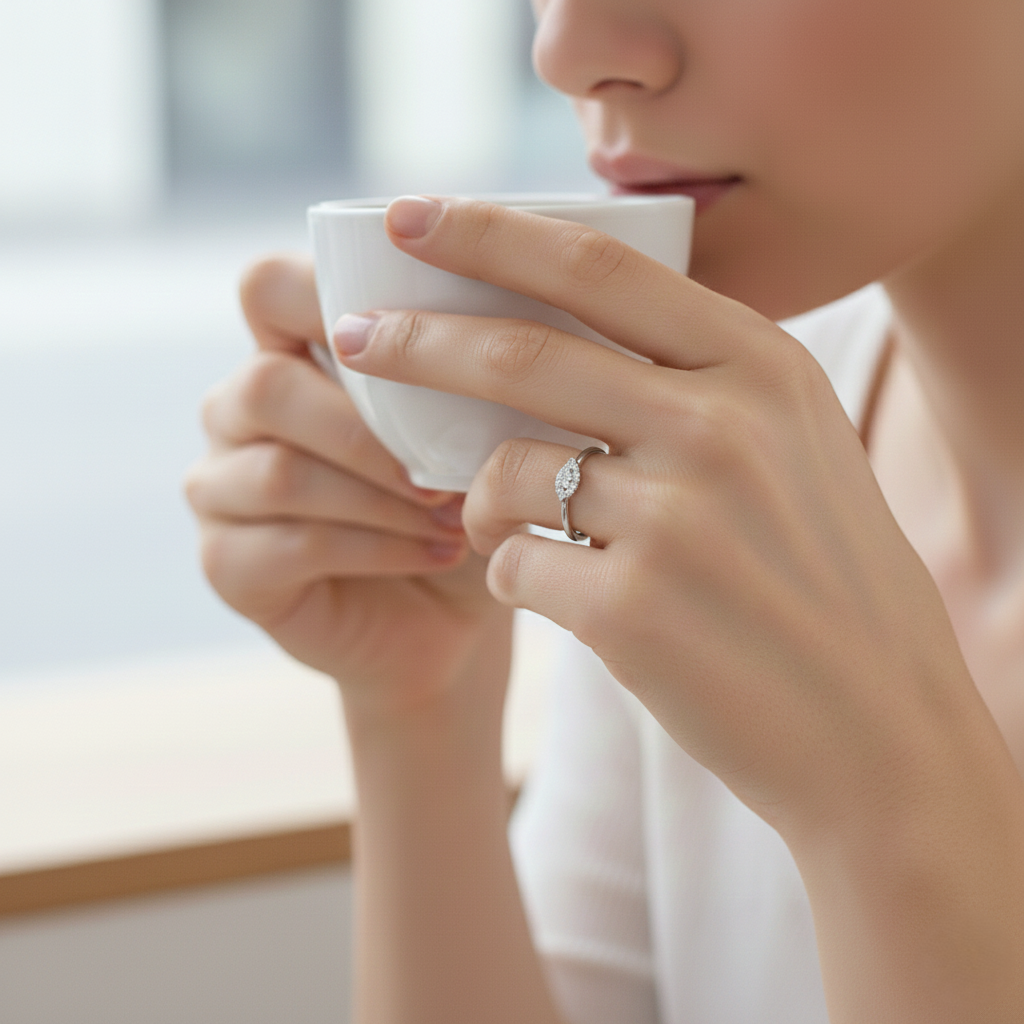 Pebble - Lab Diamond Ring