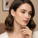 Lattice Marquise Earring