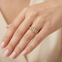 Triple Helix - Lab Diamond Ring