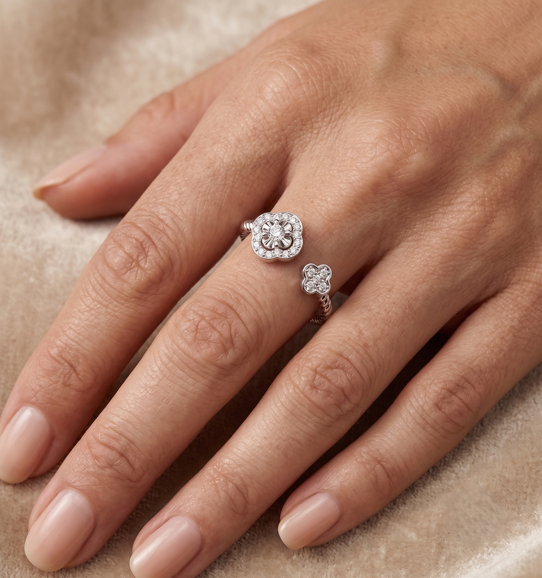 Duality - Lab Diamond Ring