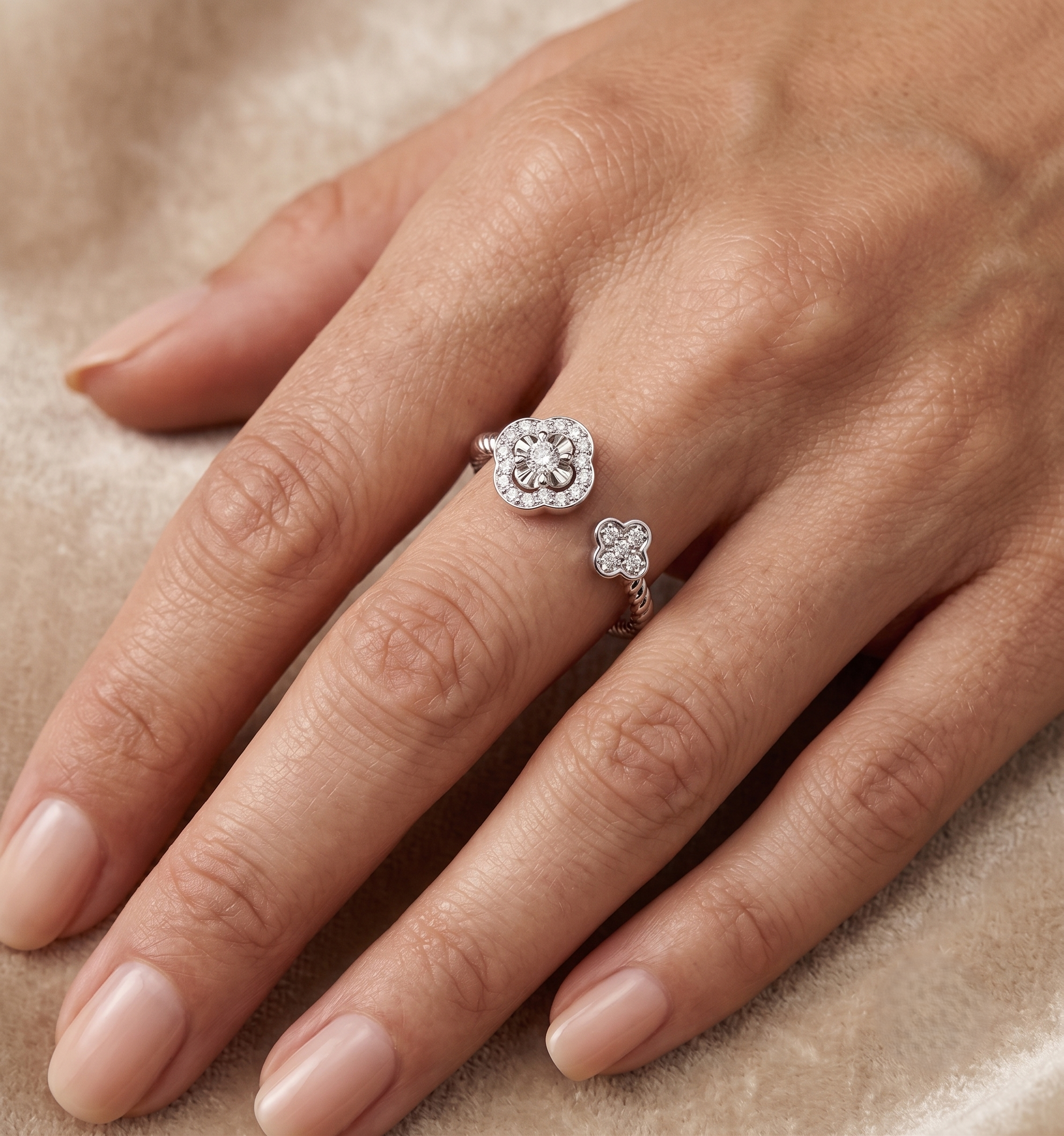 Duality - Lab Diamond Ring