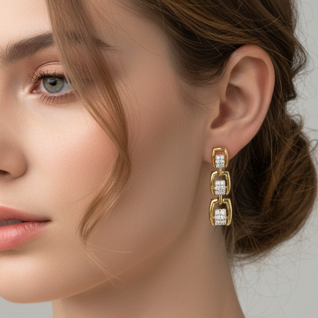 Linked Verve Earrings