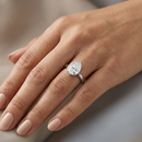 Solasta Pear Singula Bezel - Lab Diamond Ring