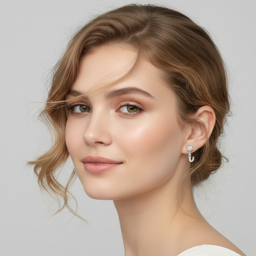 Celeste Silver Earring