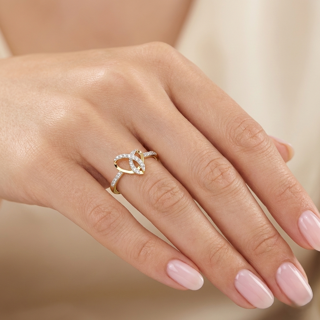 Infinity Break - Lab Diamond Ring