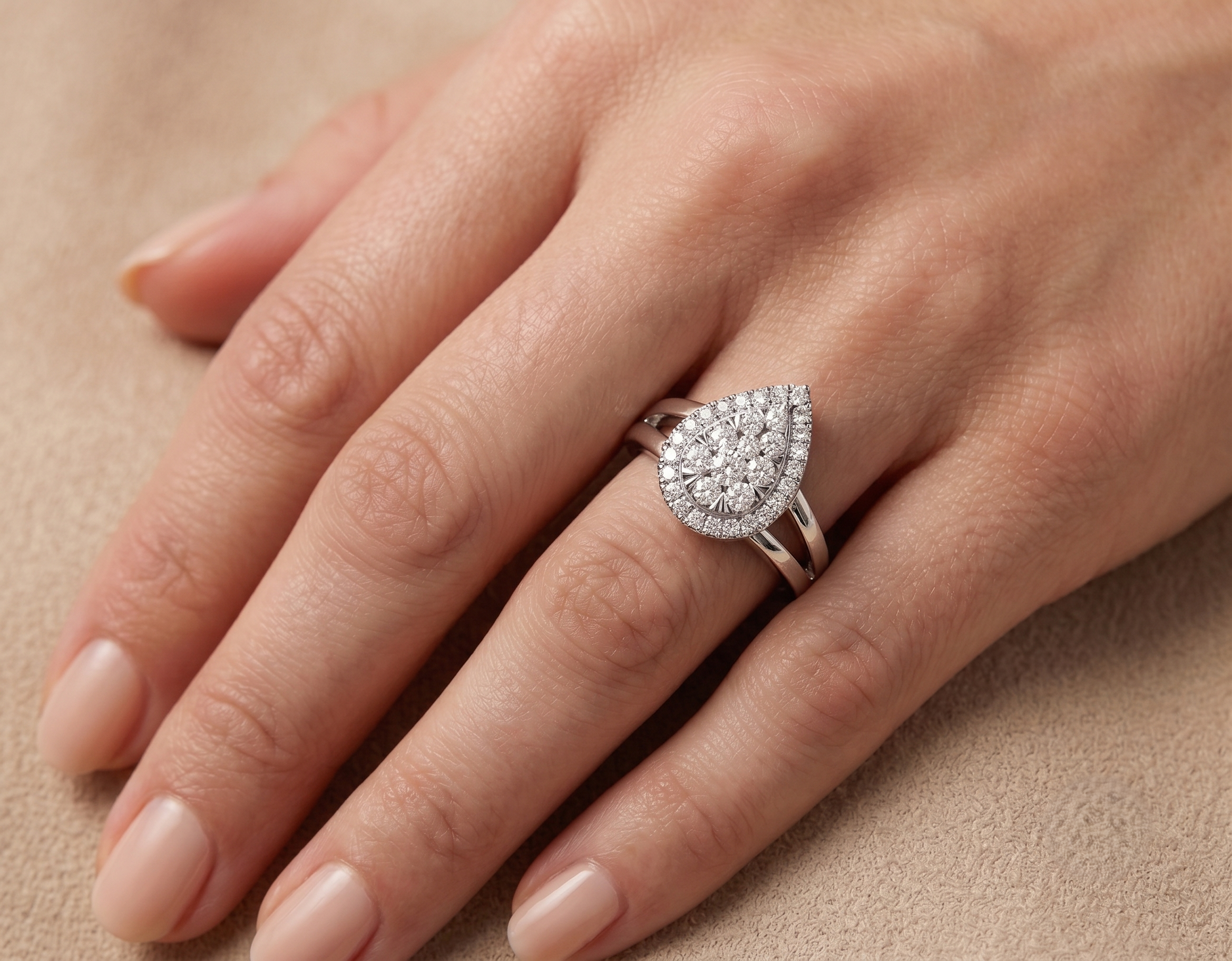 Crushlight Illusia - Lab Diamond Ring
