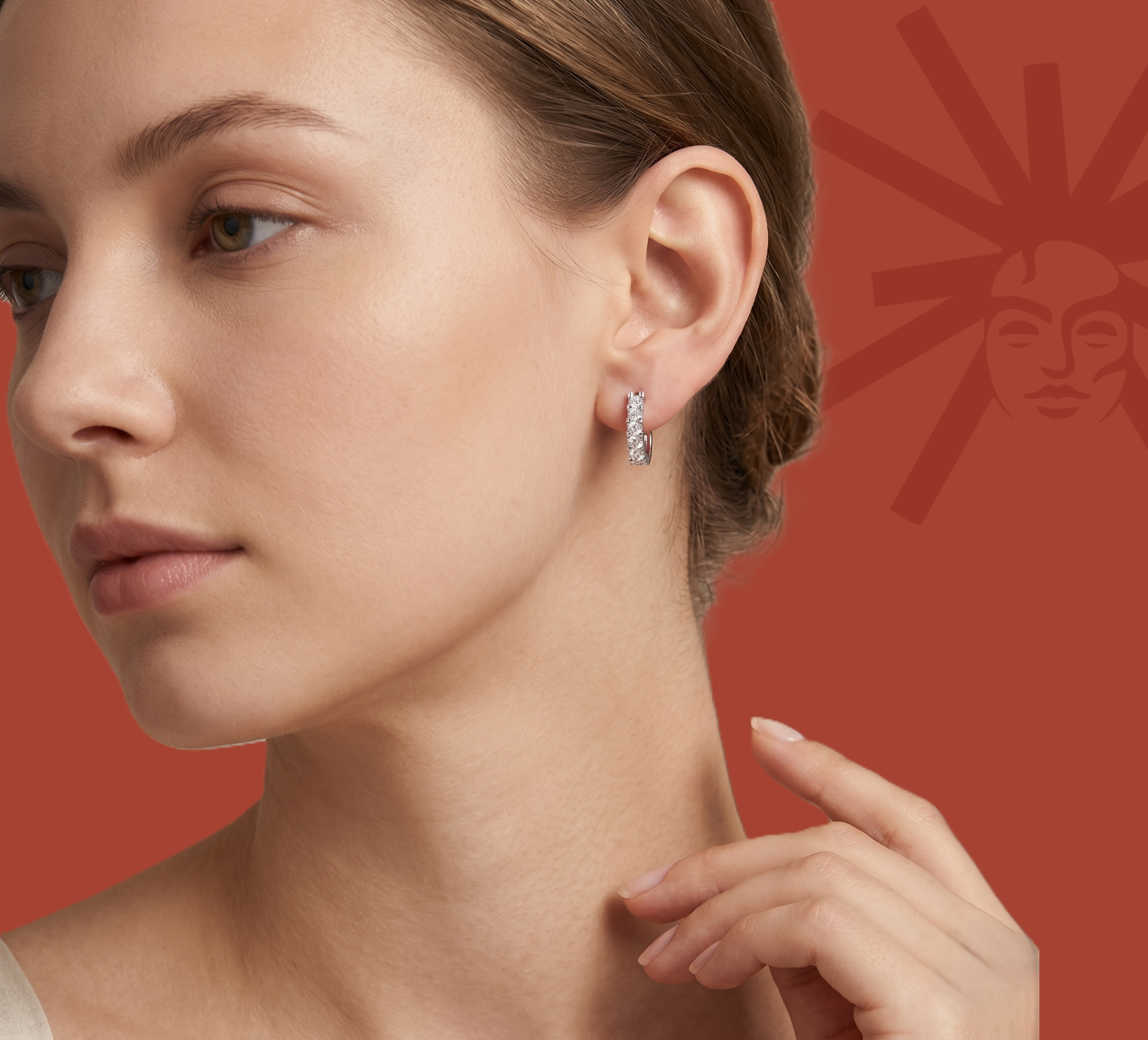 Glint Hoops - Lab Diamond Earring