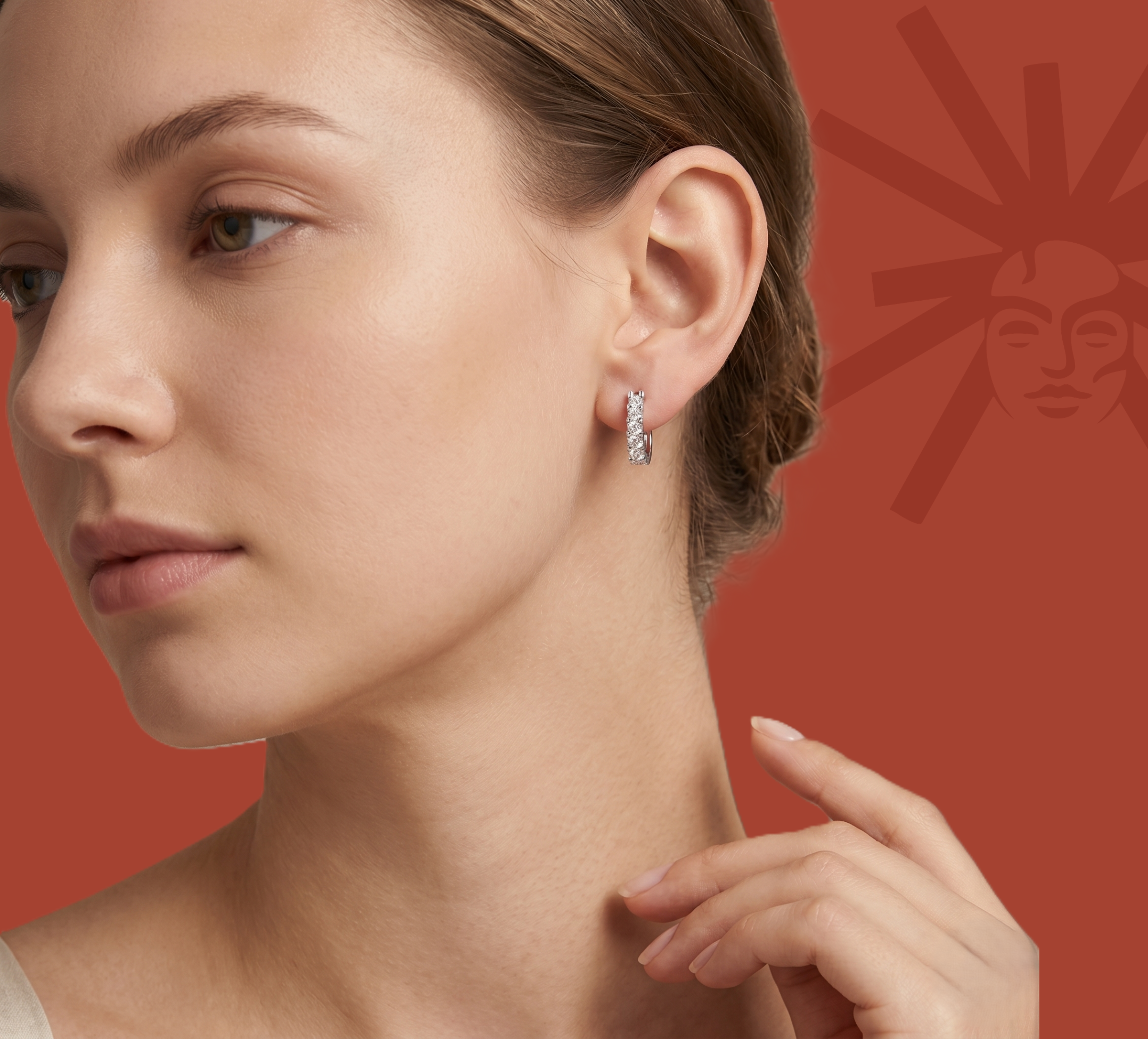 Glint Hoops - Lab Diamond Earring