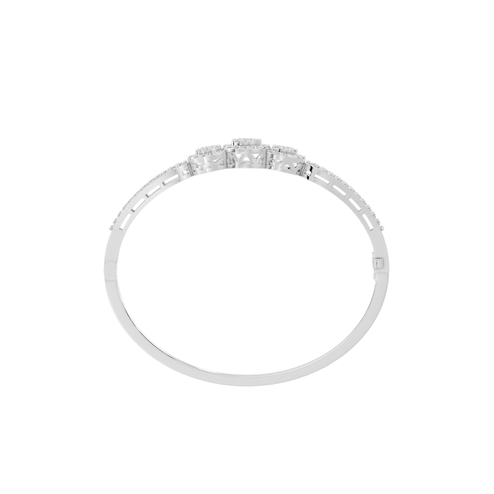 Trinity Spark Wristband 2.273 Carat Lab Grown Diamond Bracelet