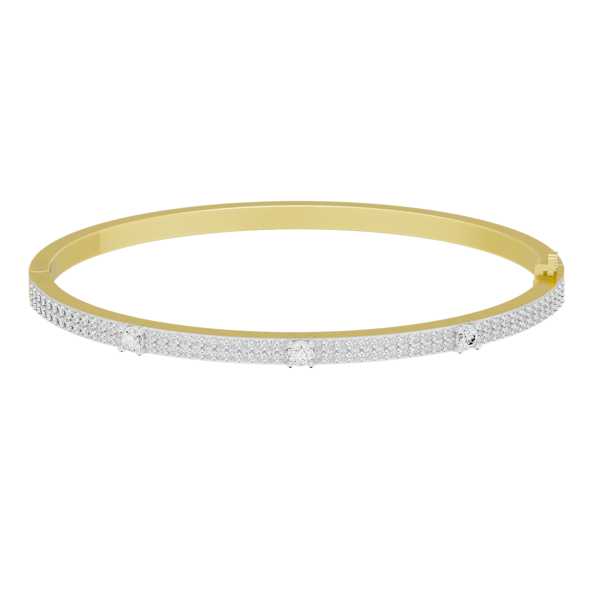 Never Off wristband 1.098 Carat Lab Grown Diamond Bracelet
