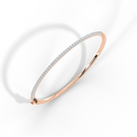 On the go Wristband 1.102 Carat Lab Grown Diamond Bracelet