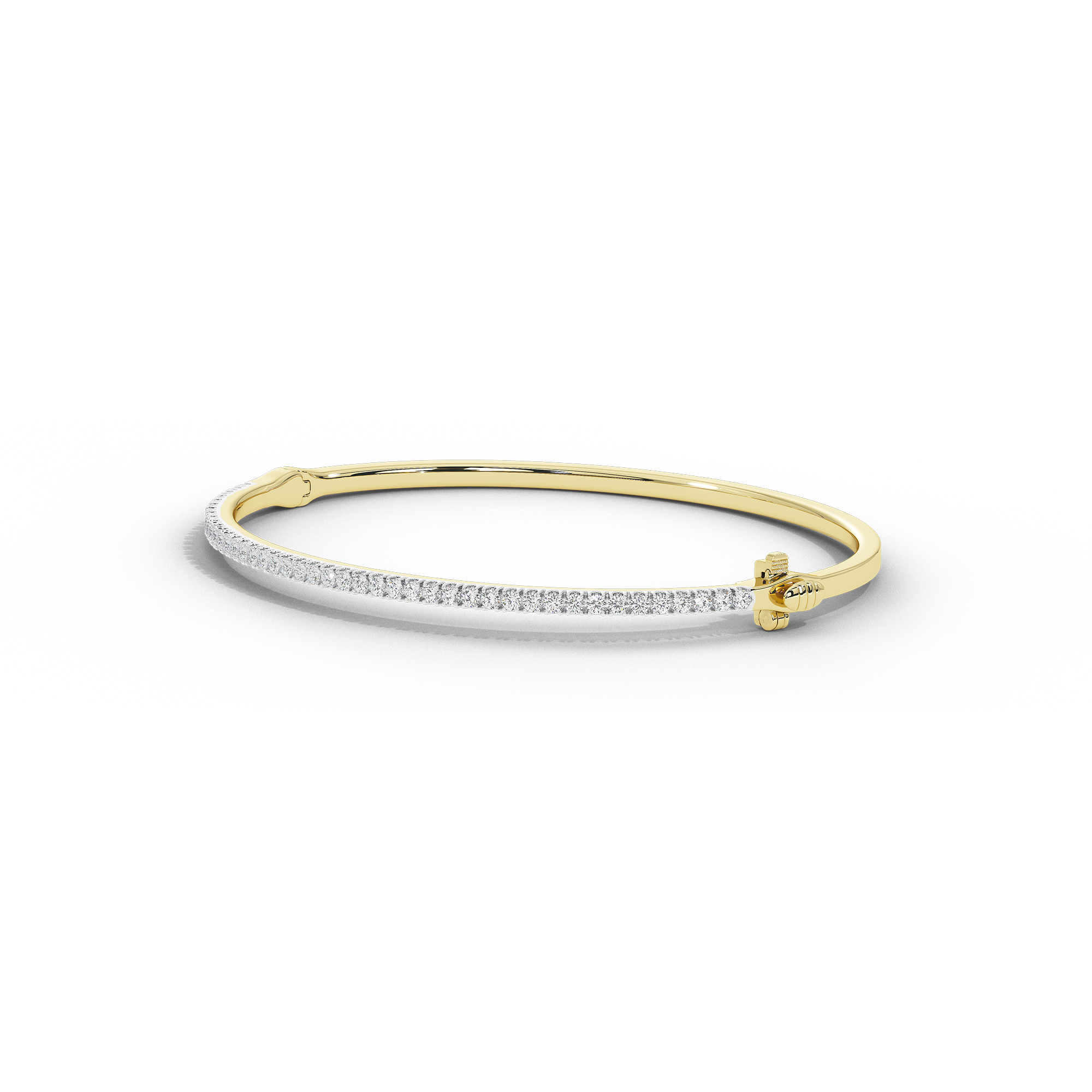 On the go Wristband 1.102 Carat Lab Grown Diamond Bracelet