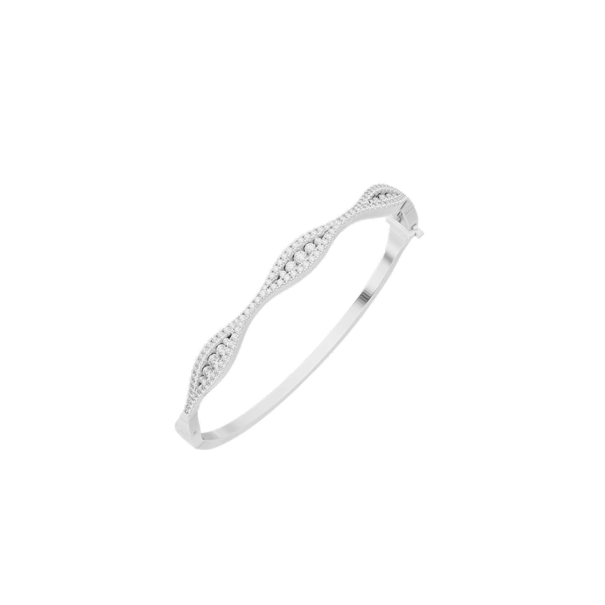 No Game Wristband 1.199 Carat Lab Grown Diamond Bracelet