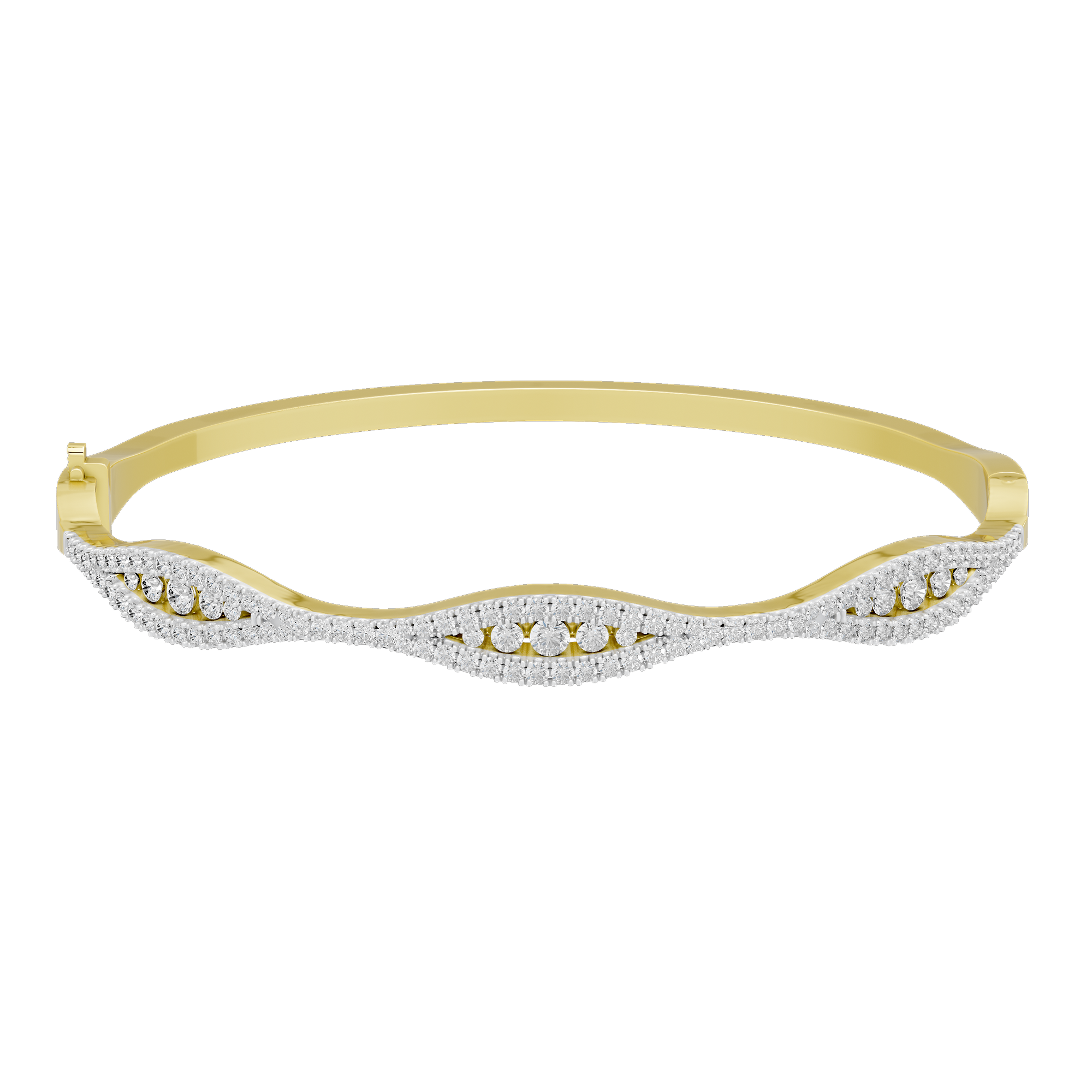 No Game Wristband 1.199 Carat Lab Grown Diamond Bracelet