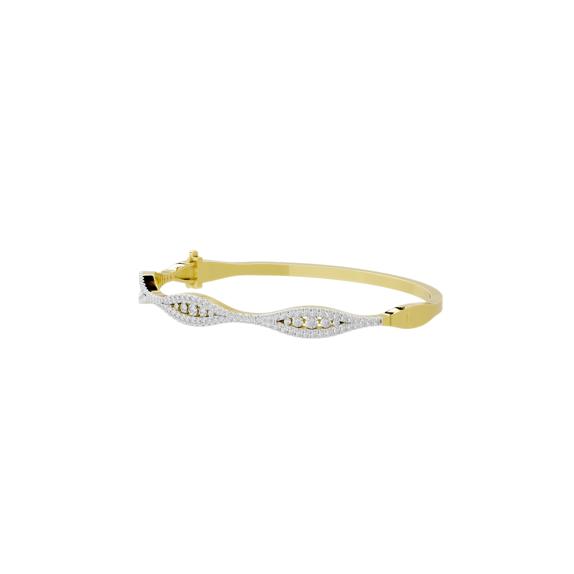 No Game Wristband 1.199 Carat Lab Grown Diamond Bracelet