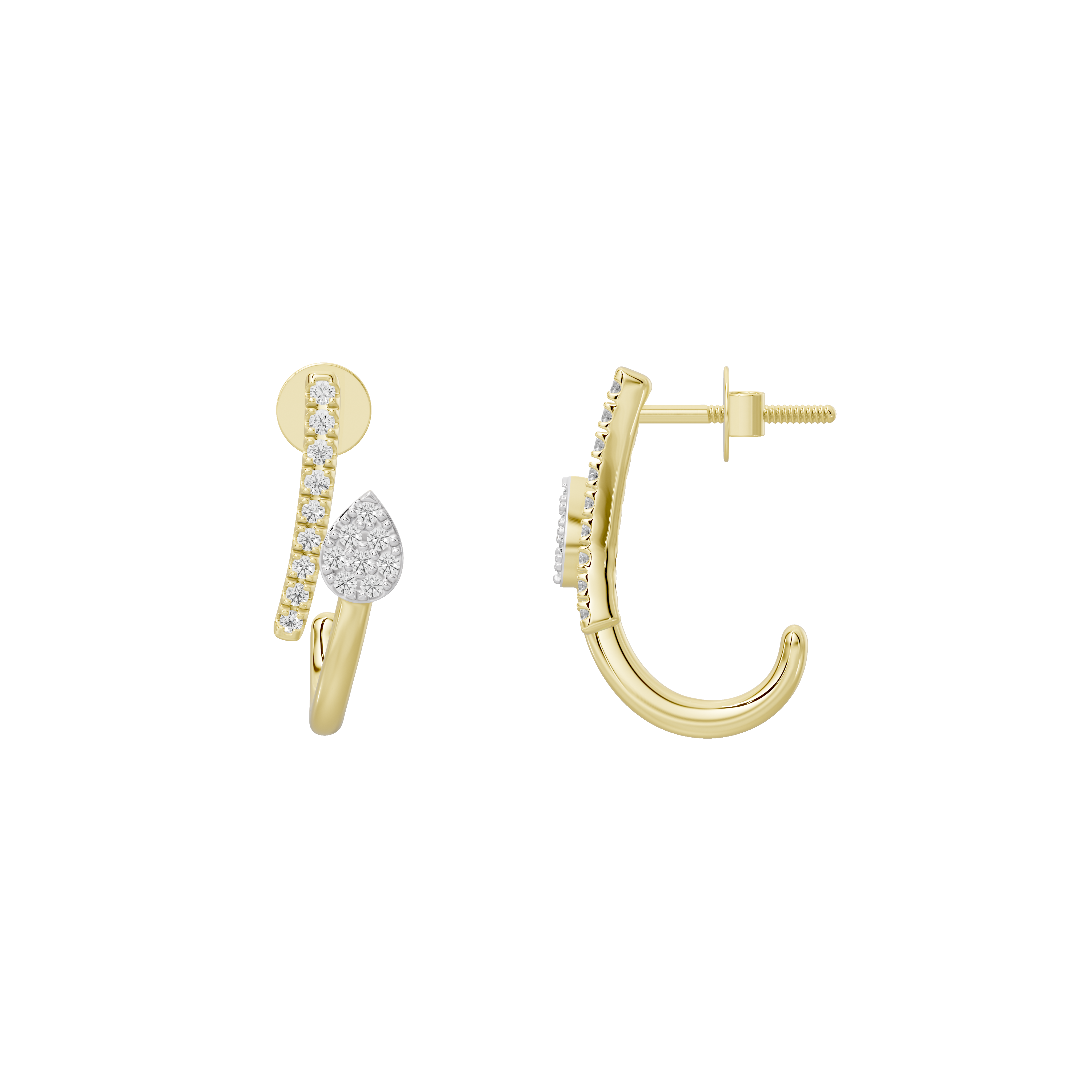 Wisp - Lab Diamond Earrings