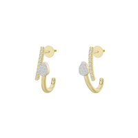 Wisp - Lab Diamond Earrings