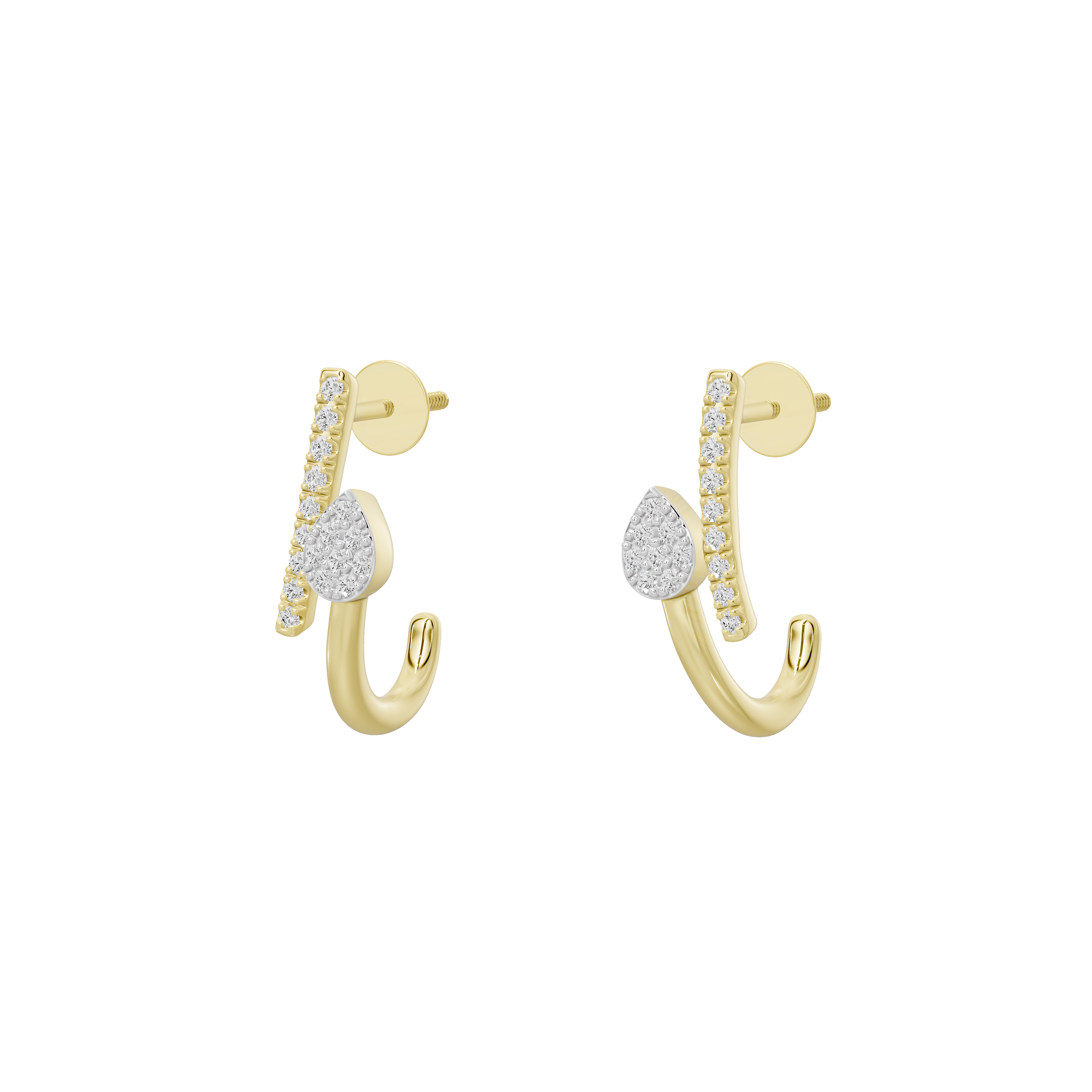 Wisp - Lab Diamond Earrings
