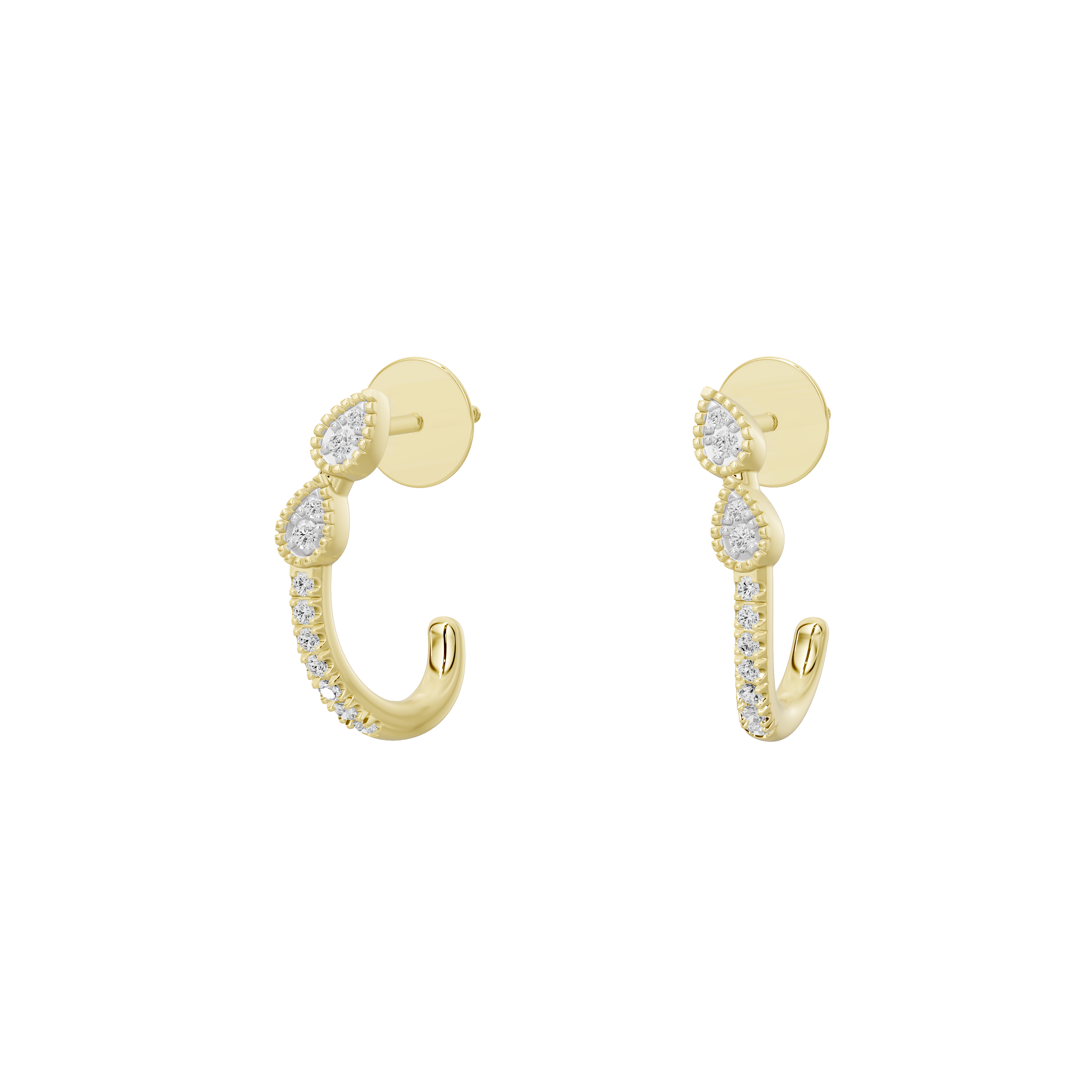 Sway - Lab Diamond Earrings
