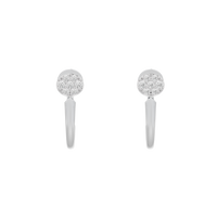Celeste Silver - Lab Diamond Earrings