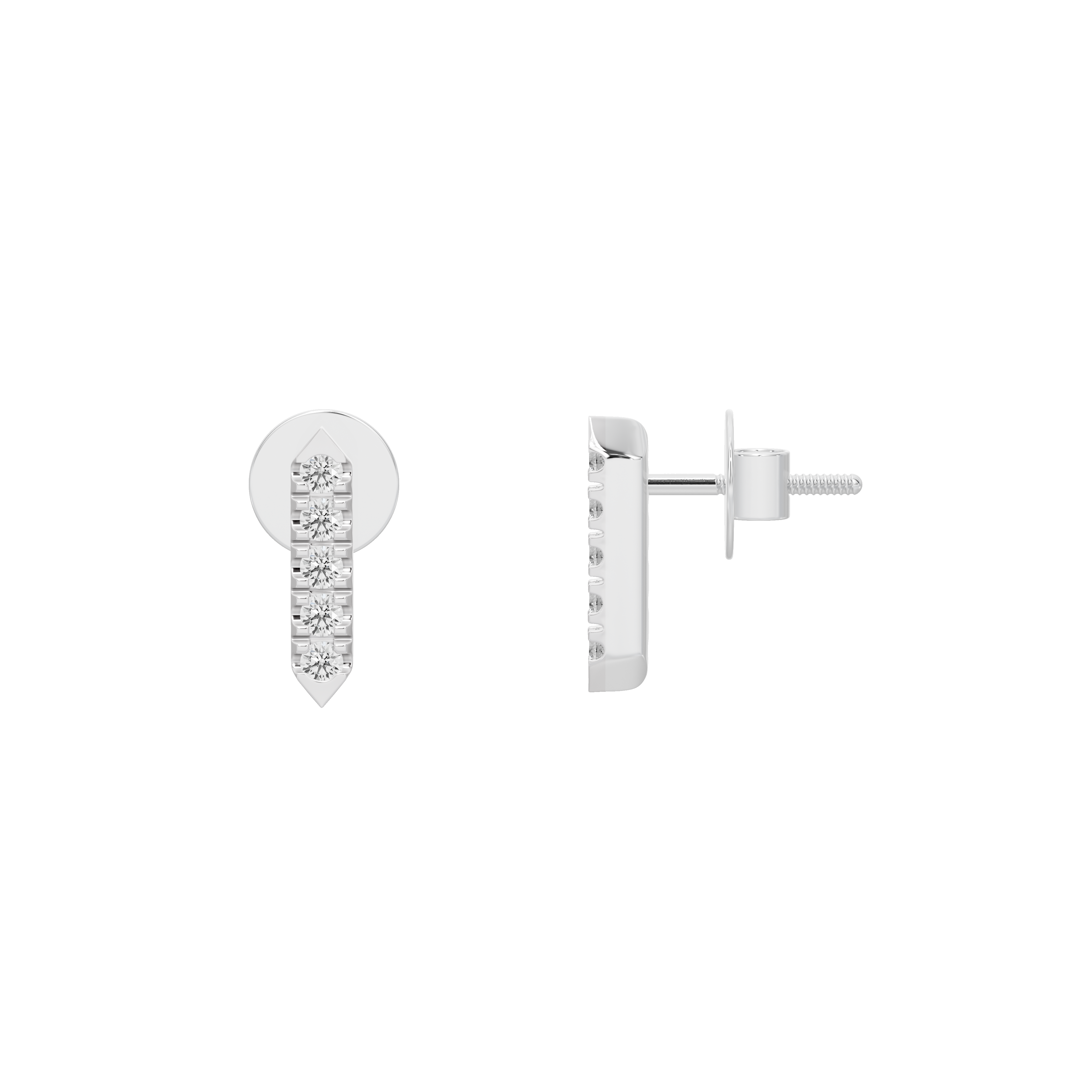 Lineage Studs  -Lab Diamond Earrings
