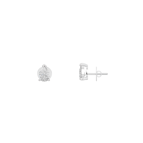 Elin Pear Stud Lab Diamond Earrings
