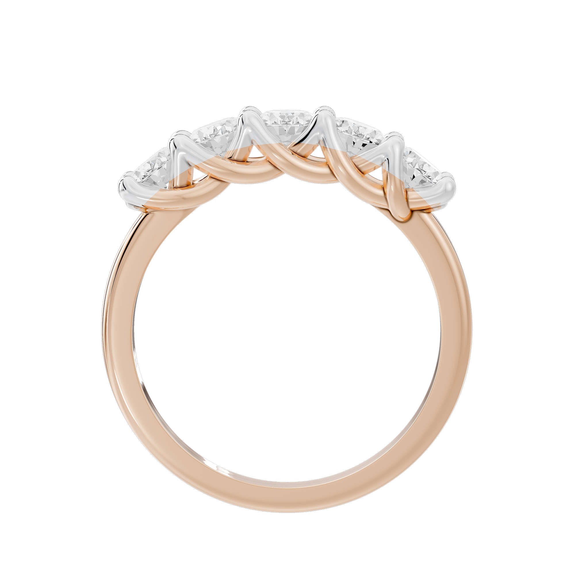Trio Shine 1.492 Lab Grown Diamond Ring