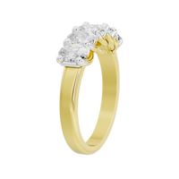 Trio Shine 1.492 Lab Grown Diamond Ring