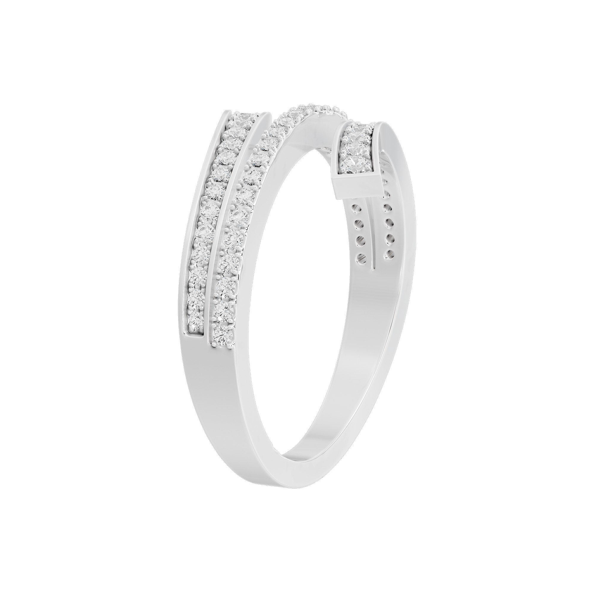 Ridin’ the Wave  0.369 Carat Lab Grown Diamond Ring