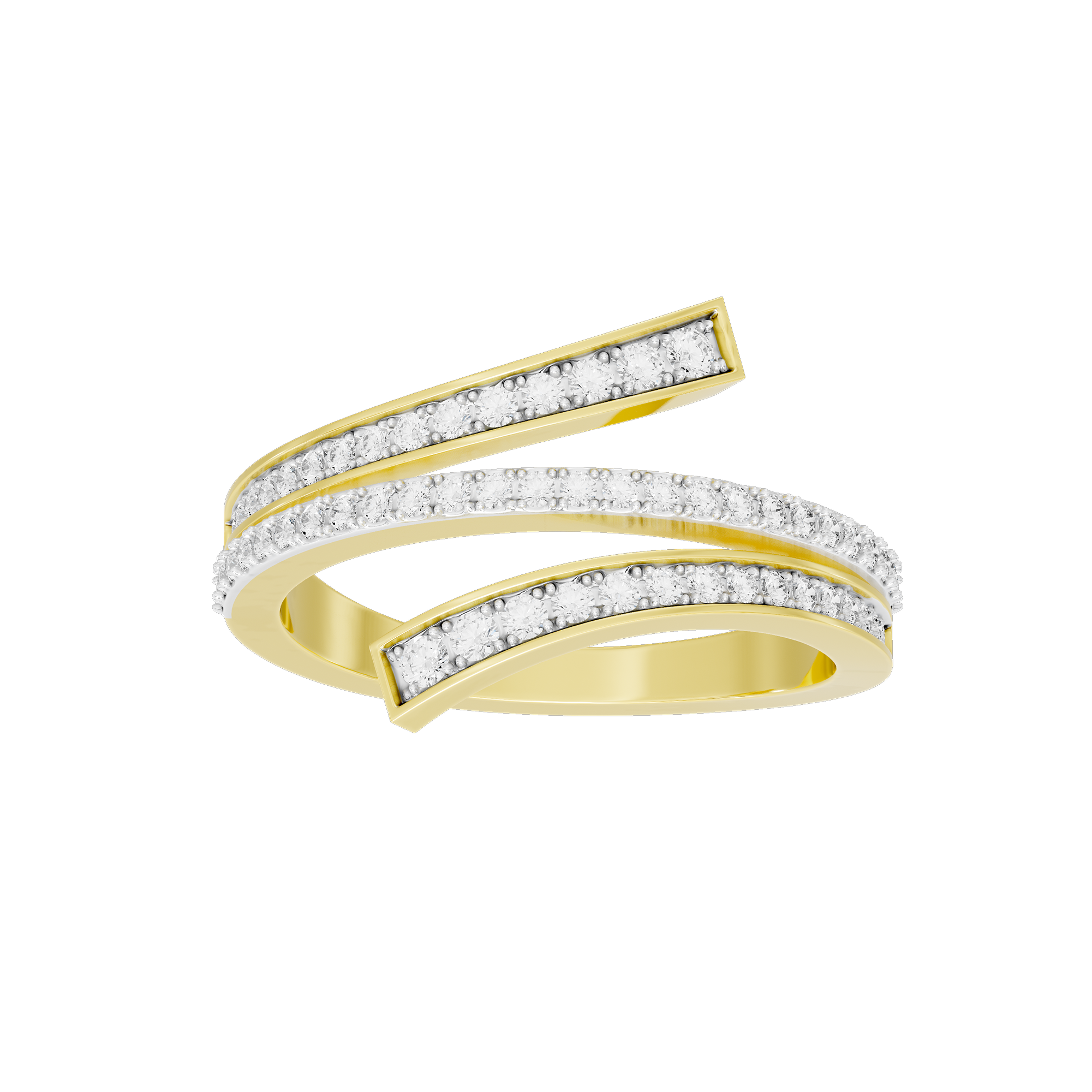 Ridin’ the Wave  0.369 Carat Lab Grown Diamond Ring